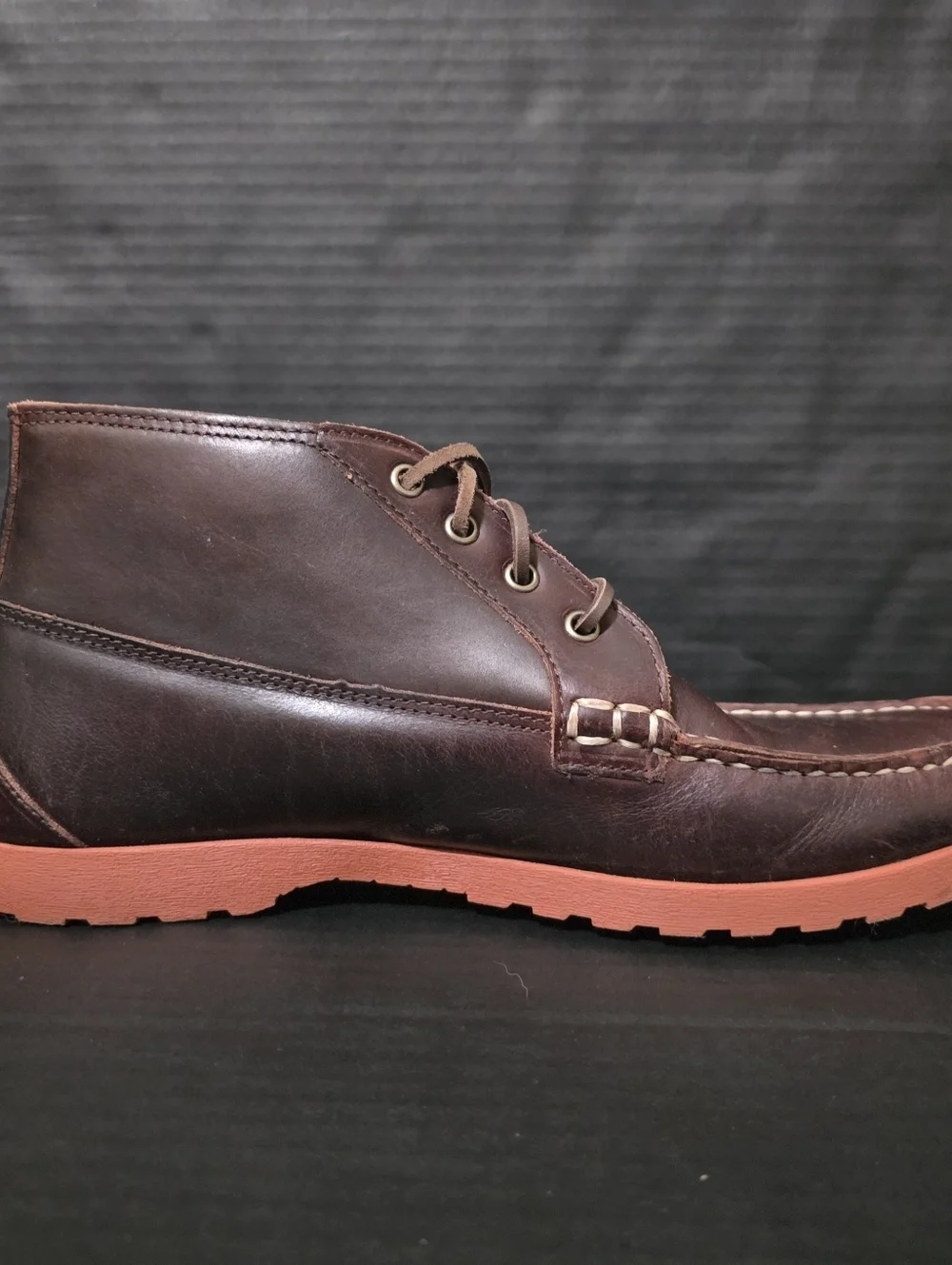 Faherty X Quoddy Mens Brown Chromexcel Telo Chukka Vibram Size 11